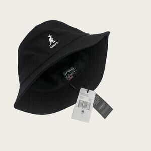 Kangol Classic Black Bucket Hat